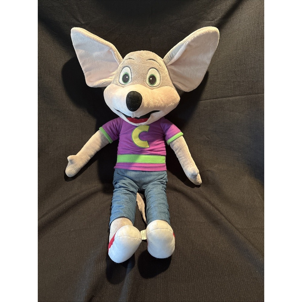 Chuck E. Cheese Large Jumbo 32” Plush Toy Fun Express 2013 Advertising Mouse